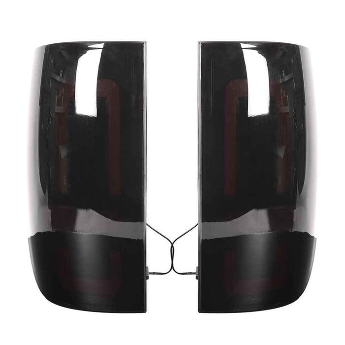 DURAFORCE Pair Black Tail Light For 10-18 Ram 2500 3500/09-18 Dodge Ram 1500 LED Lamp