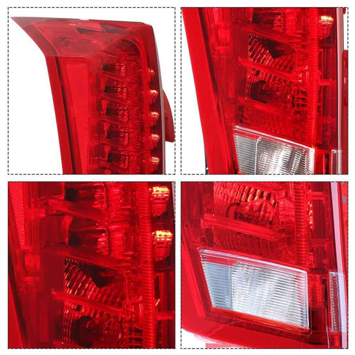DURAFORCE Left Tail Light For 2010-2015 16 Cadillac SRX Driver Side Brake Lamp Assembly