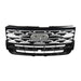 DURAFORCE Front Upper Bumper Grille Grill For 2018 19 Ford Explorer 2.3L/3.5L Black Chrome
