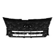 DURAFORCE Front Upper Bumper Grille Grill For 2018 19 Ford Explorer 2.3L/3.5L Black Chrome