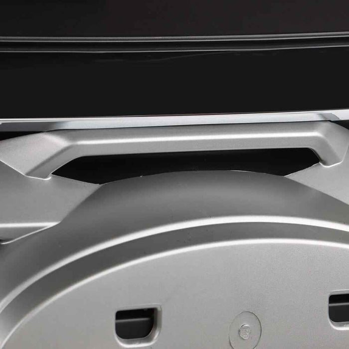 DURAFORCE Front Upper Bumper Grille Grill For 2018 19 Ford Explorer 2.3L/3.5L Black Chrome