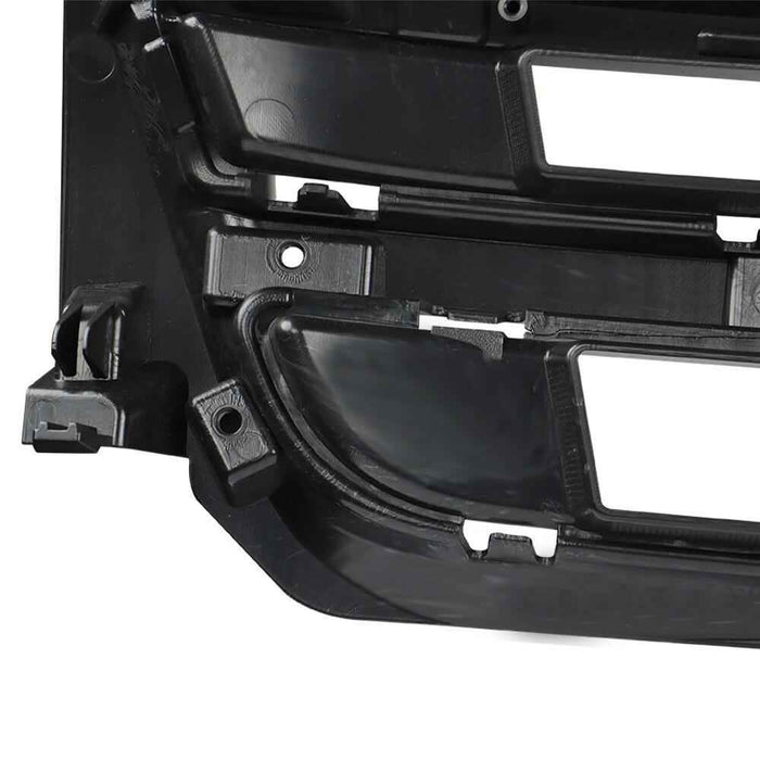 DURAFORCE Front Upper Bumper Grille Grill For 2018 19 Ford Explorer 2.3L/3.5L Black Chrome