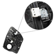 DURAFORCE Door Power Window Regulator Front Left Driver Fit For 13-19 Hyundai Santa Fe XL