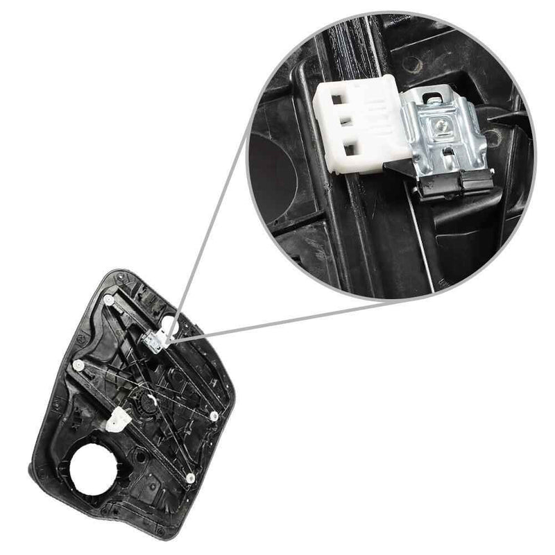 DURAFORCE Door Power Window Regulator Front Left Driver Fit For 13-19 Hyundai Santa Fe XL