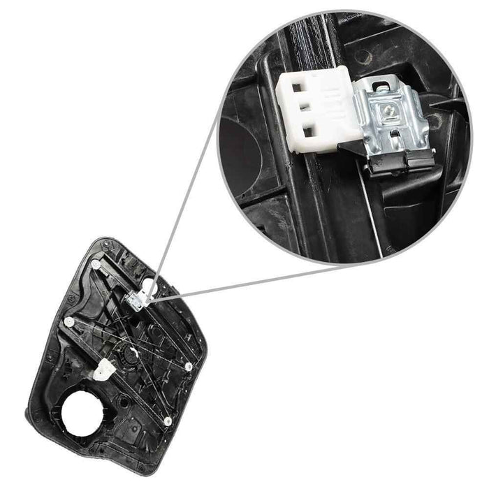 DURAFORCE Door Power Window Regulator Front Left Driver Fit For 13-19 Hyundai Santa Fe XL