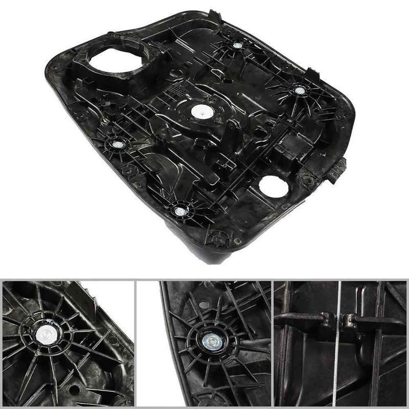 DURAFORCE Door Power Window Regulator Front Left Driver Fit For 13-19 Hyundai Santa Fe XL