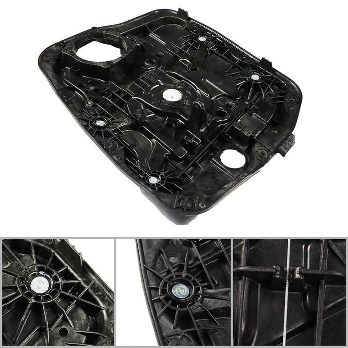 DURAFORCE Door Power Window Regulator Front Left Driver Fit For 13-19 Hyundai Santa Fe XL