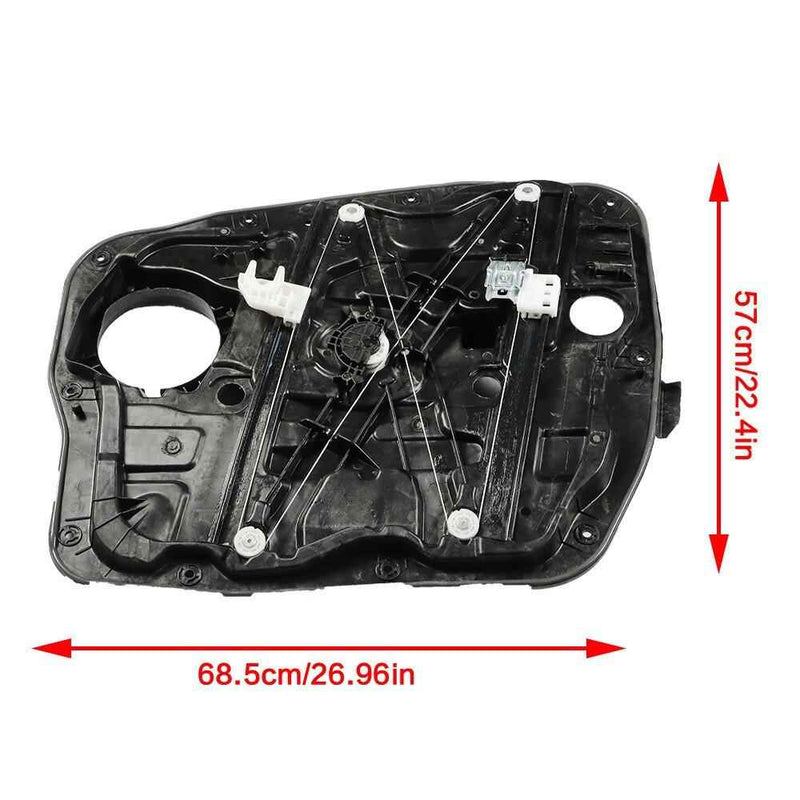 DURAFORCE Door Power Window Regulator Front Left Driver Fit For 13-19 Hyundai Santa Fe XL