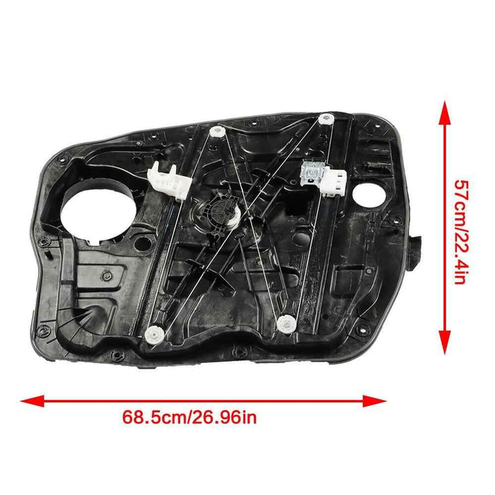 DURAFORCE Door Power Window Regulator Front Left Driver Fit For 13-19 Hyundai Santa Fe XL