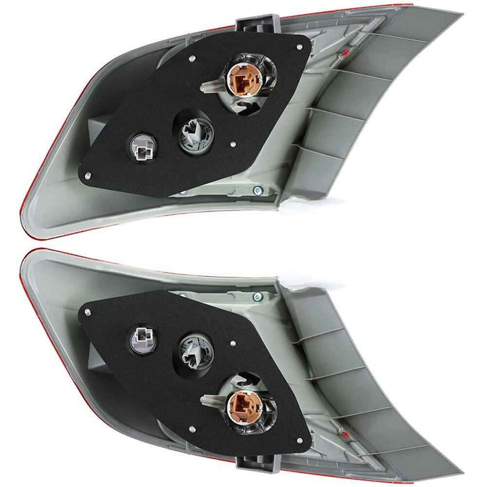 DURAFORCE Left&Right Side Rear Brake Tail Lights For 2012 2013 2014 Toyota Camry Halogen