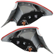 DURAFORCE Left&Right Side Rear Brake Tail Lights For 2012 2013 2014 Toyota Camry Halogen