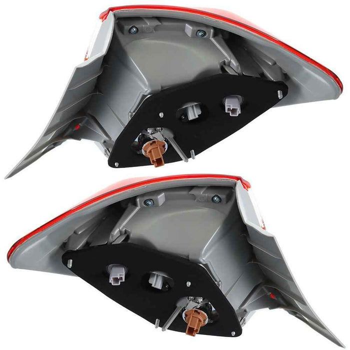 DURAFORCE Left&Right Side Rear Brake Tail Lights For 2012 2013 2014 Toyota Camry Halogen