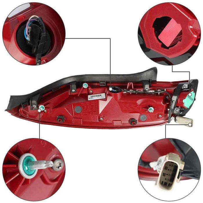 DURAFORCE Red Tail Light For 2013-2017 Cadillac XTS Brake Lamp Passenger Side Right