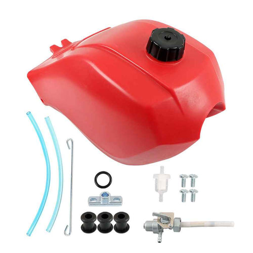 DURAFORCE For Honda ATC 250 ES Red FT49050 Fuel Tank Gas Cap Petcock Kit 1985-1987