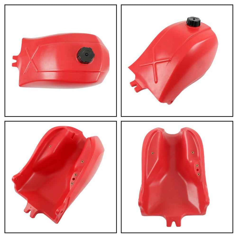 DURAFORCE For Honda ATC 250 ES Red FT49050 Fuel Tank Gas Cap Petcock Kit 1985-1987