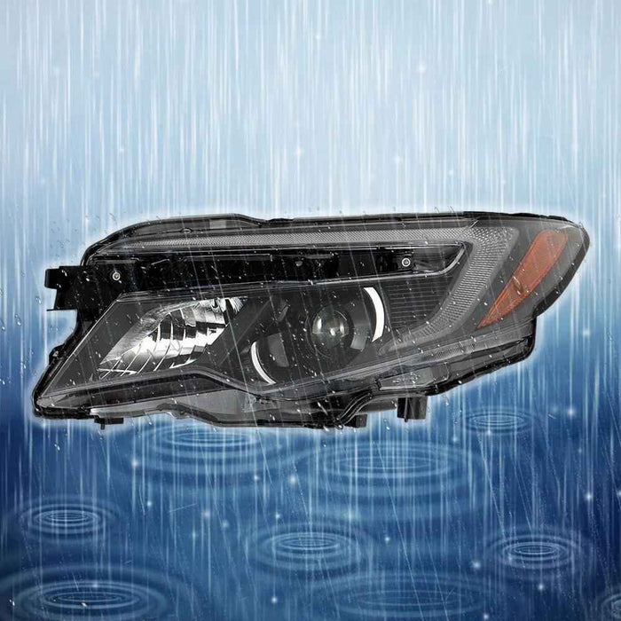 DURAFORCE Headlight LH Side For 2016-18 Honda Pilot LX/2017-2020 Ridgeline Halogen w/o DRL