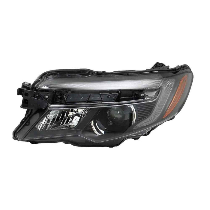 DURAFORCE Headlight LH Side For 2016-18 Honda Pilot LX/2017-2020 Ridgeline Halogen w/o DRL