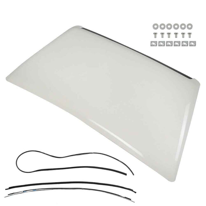 DURAFORCE White Crew Cab Front Hood Scoop Bulge Kit For Toyota Tundra SR5 2014-2020 2021