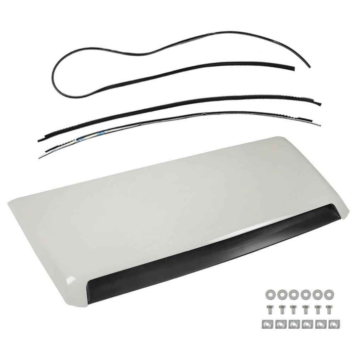 DURAFORCE White Crew Cab Front Hood Scoop Bulge Kit For Toyota Tundra SR5 2014-2020 2021