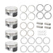 DURAFORCE Fit For VW Amarok Jetta AUDI A4 Q5 2.0T Piston & Ring Assembly Oversize 0.5 Kit