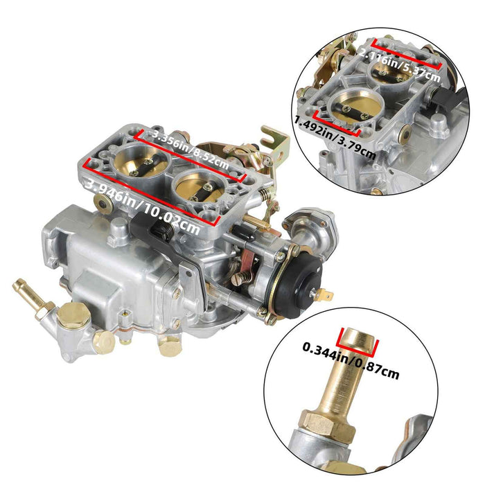 DURAFORCE Carburetor Fit for Weber 32/36 DGV DGEV 86-87 Mazda B2000 88-90 Toyota Pickup