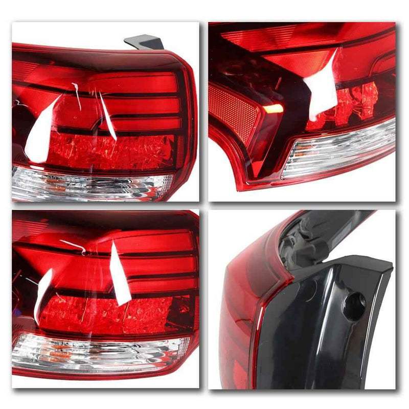 DURAFORCE Tail Light Lamp Outer Rear For 2016-2020 Mitsubishi Outlander Driver Side Red