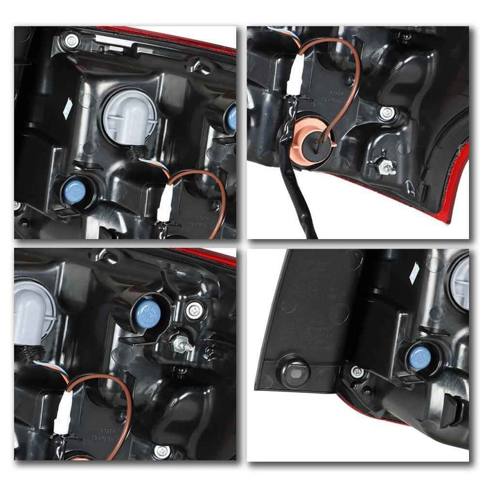 DURAFORCE Tail Light Lamp Outer Rear For 2016-2020 Mitsubishi Outlander Driver Side Red