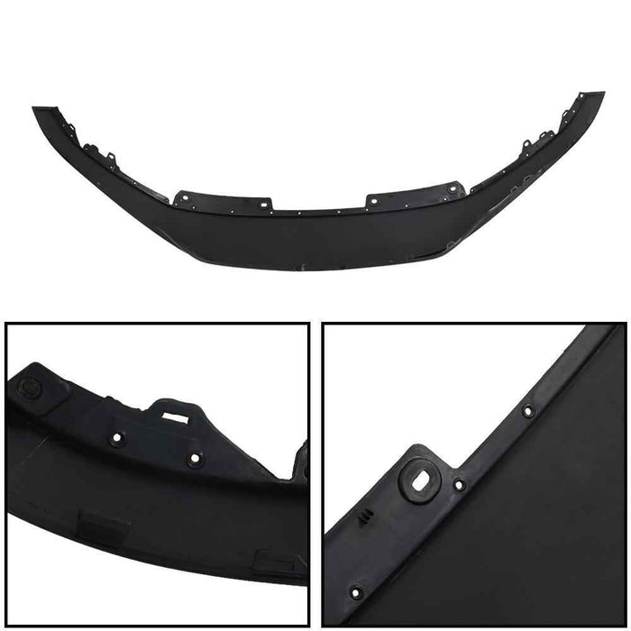 DURAFORCE For Honda Civic 2022-2023 Front Bumper Upper Grille Garnish Molding Cover Grill