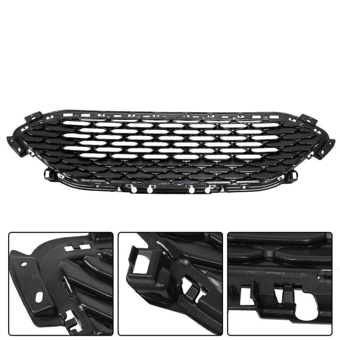 DURAFORCE Chrome Honeycomb Style Fit For 2020-2022 Ford Escape Front Upper Grille Grill