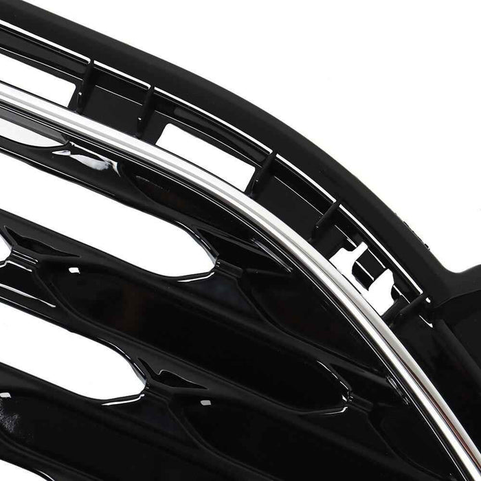 DURAFORCE Chrome Honeycomb Style Fit For 2020-2022 Ford Escape Front Upper Grille Grill