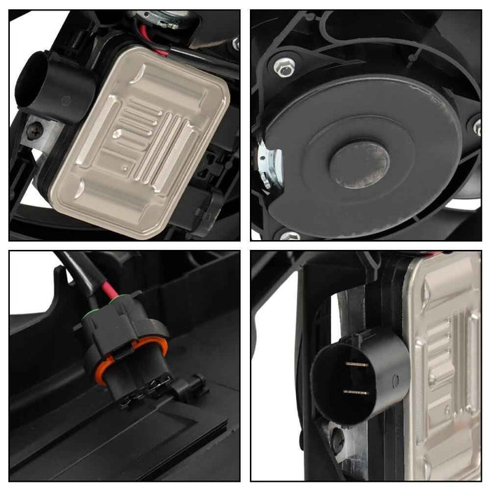 DURAFORCE For Land Rover Range Rover Evoque W/Motor 12-17 LR045248 Radiator Cooling Fan