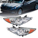 DURAFORCE For 2011-2014 Hyundai Sonata Pair of Halogen Chrome Housing Projector Headlights