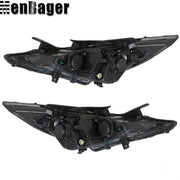 DURAFORCE For 2011-2014 Hyundai Sonata Pair of Halogen Chrome Housing Projector Headlights