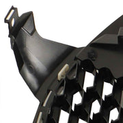 DURAFORCE Fit For 2013-2016 Ford Fusion Front Upper Grille Grill Honeycomb Gloss Black