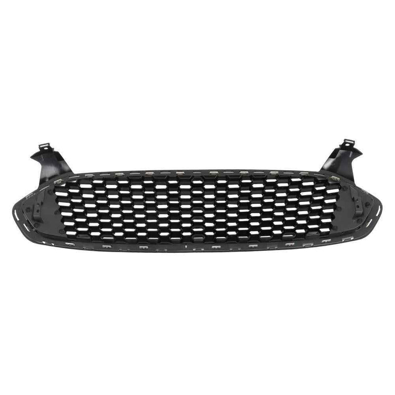 DURAFORCE Fit For 2013-2016 Ford Fusion Front Upper Grille Grill Honeycomb Gloss Black