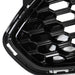 DURAFORCE Fit For 2013-2016 Ford Fusion Front Upper Grille Grill Honeycomb Gloss Black