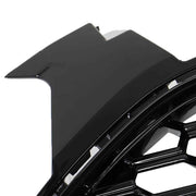 DURAFORCE Fit For 2013-2016 Ford Fusion Front Upper Grille Grill Honeycomb Gloss Black