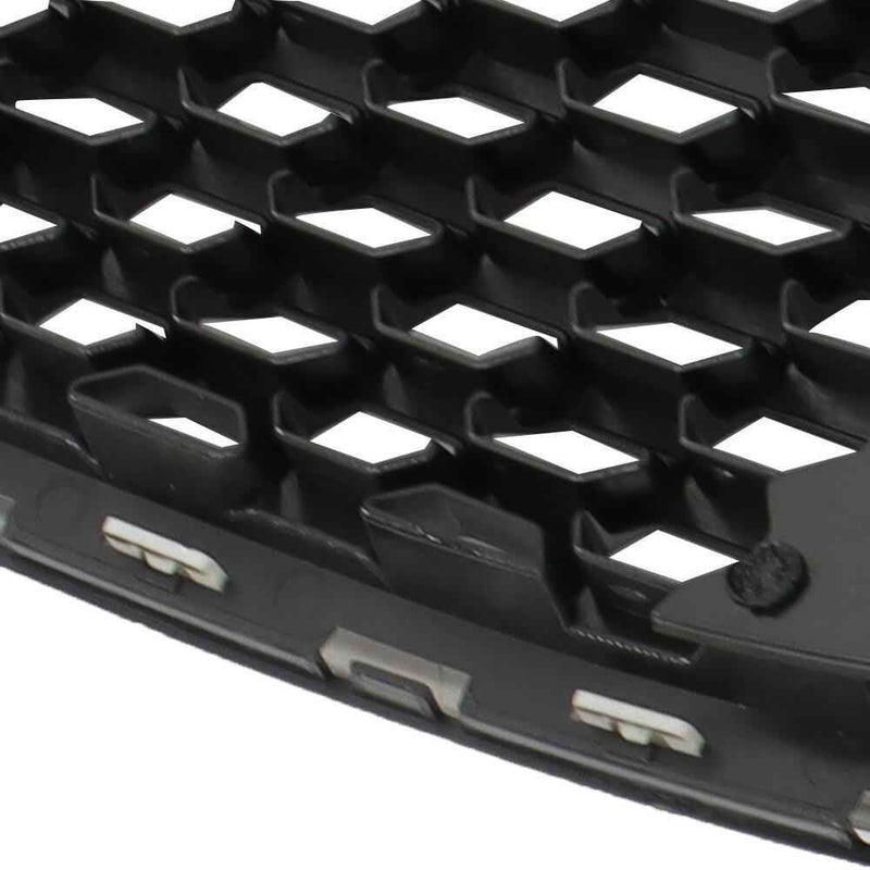 DURAFORCE Fit For 2013-2016 Ford Fusion Front Upper Grille Grill Honeycomb Gloss Black