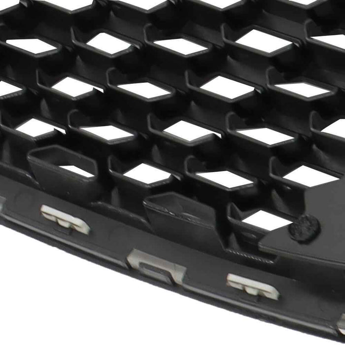 DURAFORCE Fit For 2013-2016 Ford Fusion Front Upper Grille Grill Honeycomb Gloss Black