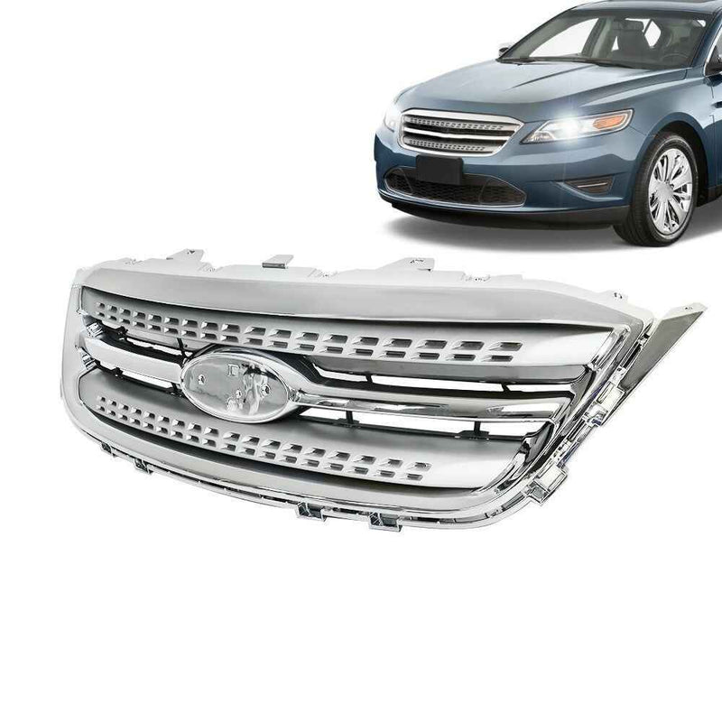 DURAFORCE ABS Plastic For Ford Taurus Limited SE SEL 2010-2012 Front Upper Grille Grill