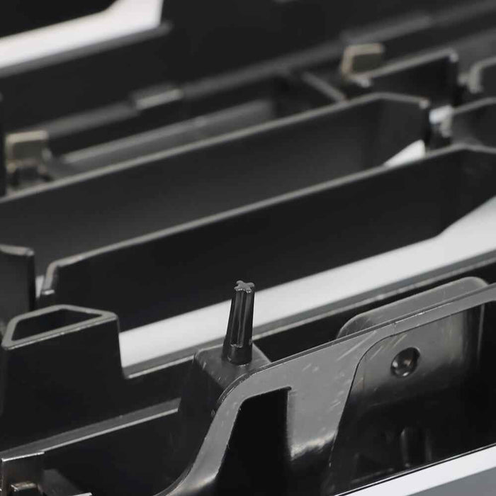 DURAFORCE Front Upper Grille Black W/Chrome Grill For Chevrolet Silverado 1500 2016-2018