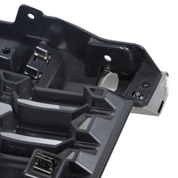 DURAFORCE Front Upper Grille Black W/Chrome Grill For Chevrolet Silverado 1500 2016-2018