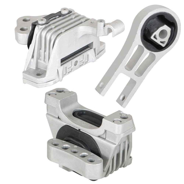 DURAFORCE For 2015 2016 2017 Chrysler 200 Complete Engine Motor & Transmission Mount Kit