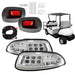 DURAFORCE Golf Cart For EZGO RXV Set LED Headlight w/ Tail light Kit Deluxe Street 2008-15