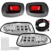 DURAFORCE Golf Cart For EZGO RXV Set LED Headlight w/ Tail light Kit Deluxe Street 2008-15