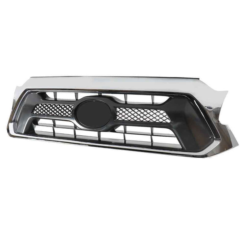 DURAFORCE Front Bumper Grille Shell W/Chrome Grill For Toyota Tacoma 2012/2013/2014/2015