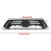 DURAFORCE Front Bumper Grille Shell W/Chrome Grill For Toyota Tacoma 2012/2013/2014/2015