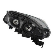 DURAFORCE Black Pair of Headlights Headlampds Assy w/O LED DRL For 2013-2015 Honda Accord