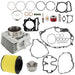 DURAFORCE Cylinder Piston Ring Kit For Honda 1999-2007 2008 SporTrax 400 397cc Big Bore