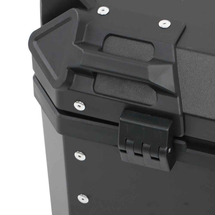 DURAFORCE Tail Box Waterproof Luggage Scooter Trunk Storage Black 55L Motorcycle Top Case